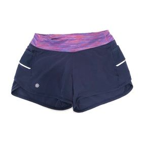 Athlete Girl Navy Blue Running Shorts